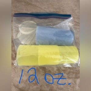 FREE ADD ON ITEM 3 Tupperware tumblers with seals